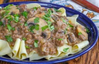 Ground Beef Stroganoff – Barefeet in the Kitchen