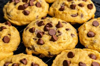 Pumpkin Chocolate Chip Cookies – The Stay At Home Chef