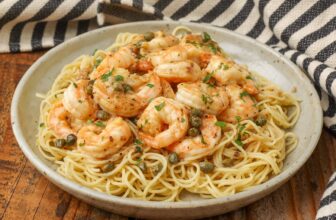 Weeknight Shrimp Piccata – Barefeet in the Kitchen
