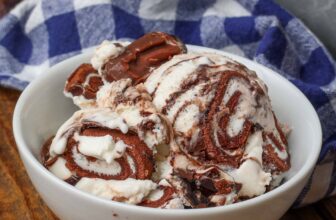 Swiss Roll Ice Cream – Barefeet in the Kitchen