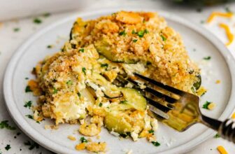 Cheesy Zucchini Casserole – The Stay At Home Chef