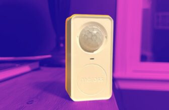 This motion and light sensor keeps my home secure