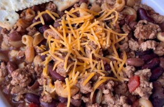 Chili with Macaroni-The Southern Lady Cooks