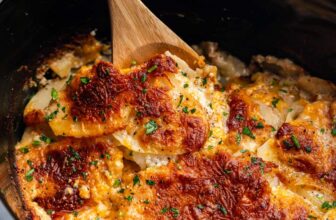 Slow Cooker Scalloped Potatoes – The Stay At Home Chef