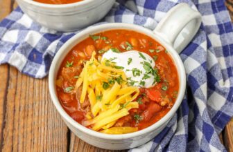 Spicy Five Bean Chili with Steak and Sausage
