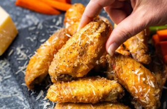 Garlic Parmesan Chicken Wings – The Stay At Home Chef