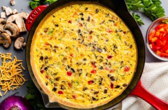 Veggie Frittata – The Stay At Home Chef