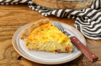 Bacon Cheddar Quiche – Barefeet in the Kitchen