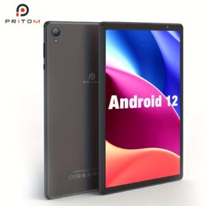Tablet Android 12 PRITOM de 10,1 polegadas, 4GB