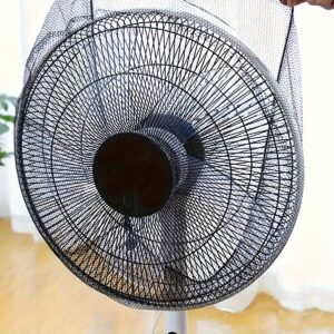 Capa de Pó de Ventilador Lavável 1-Pack – Rede de Segurança com Guarda-Dedos, Melhora a Qualidade do Ar para Ventiladores de Casa e Escritório