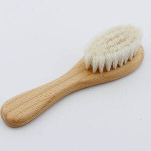 Escova de cabelo de madeira super macia Escova de cabelo de lã