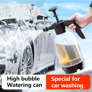 Pot de Espuma Portátil para Lavagem de Carro à Mão, Alta Pressão, Lavagem Manual do Carro com Pulverizador Manual de Alta Pressão