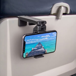 Suporte para telefone de avião universal de 1 peça, suporte de mesa com rotação de 360 graus, acessório flexível para viagens sem as mãos, presente de Dia dos Namorados para casal