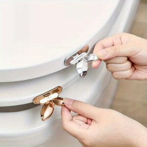 Abre-Tampa de Vaso Sanitário Sem Usar as Mãos – Acessório de Banheiro Multiuso, Não Requer Pilhas, Gancho, Mãos Limpas