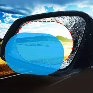 2pcs Filme Impermeável para Espelho Retrovisor de Carro