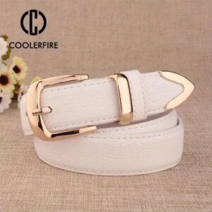 Cintos Femininos da Moda com Fivela Dourada de Alta Qualidade, Melhor Combinando para Vestidos e Calças Jeans para Senhora LB2146