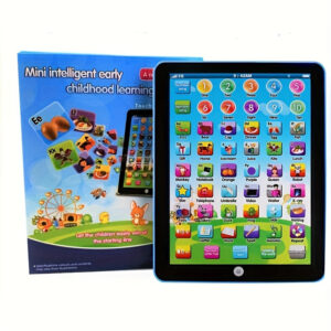 1pc Tablet Educativo Azul para Crianças a partir de 3 Anos – Brinquedo de Aprendizagem Interativo e Atraente com Aplicativos Coloridos, Presente Ideal para Halloween, Natal, Ação de Graças | Sem Bateria, Material PVC Durável