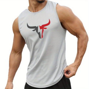 Tops Atléticos para Homens – Camisetas de Performance de Verão sem Mangas para Academia – Tecido de Malha Respirável e Secagem Rápida – Corte Muscular com Gola Redonda de Esporte – Mistura de Poliéster e Elastano – Cores Sólidas – Coletes de Treinamento de Basquete