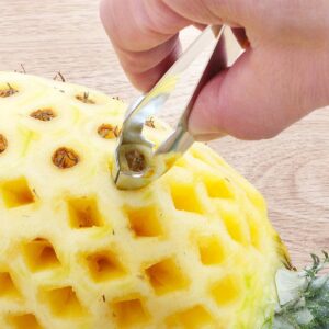 Novo Arranque de Manga de Aço Inoxidável – Remoção de Sementes sem Esforço, Ferramenta de Cozinha Durável para Frutas Perfeitamente Preparadas, Ferramenta de Preparação de Frutas | Pega Ergonómica | Utensílios de Cozinha Duráveis