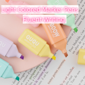 Marcador de Destaque Mini Urso Adorável, Conjunto de Canetas Coloridas