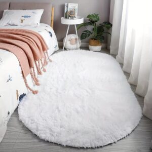 Tapete oval para cabeceira de quarto, tapete para extremidade da cama, tapete para mesa de centro da sala de estar