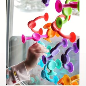Construa e Brinque com Brinquedos de Sucção Multicoloridos – Divertido Jogo Interativo entre Pais e Filhos que Crianças, Meninos e Meninas Adoram Brincar! Presente de Halloween e Natal