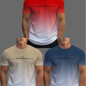 Conjunto de 3 Camisetas Masculinas Divertidas