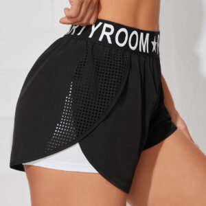 Shorts Esportivos Casuais de Yoga para Mulheres
