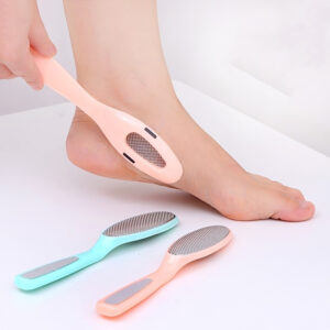 Lima de pés dupla face premium para pés macios e suaves – Remove efetivamente a pele dura e morta, perfeita para pedicures e cuidados com os pés