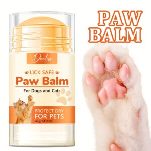 Bálsamo para Patas de Animais de Estimação – Calma e Alivia Patas Secas, Rachadas e Danificadas – Hidratante e Proteção para Pés e Palmilhas de Cães