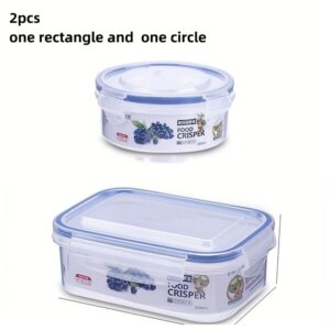 Conjunto de Recipientes de Armazenamento para Cozinha – Seguros para Micro-ondas, Caixas de Almoço que Mantêm a Frescura com Etiquetas & Caneta Marcadora Conjunto de Recipientes para Preparação de Refeições com Tampas Recipientes de Armazenamento de Alimentos com Tampas Herméticos