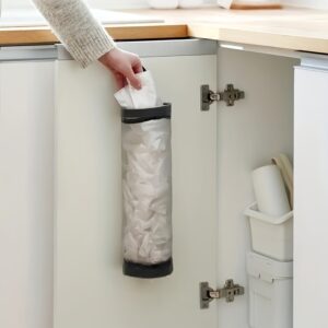 1pc Suporte Dobrável para Sacolas de Compras de Malha, Dispensador de Sacos Plásticos Respiráveis, Organizador de Sacos de Lixo de Cozinha com Armazenamento Suspenso