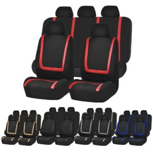 Capa de assento de carro U-Design em poliéster tamanho universal para 5 assentos