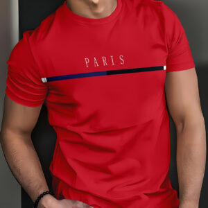 T-shirt casual de verão para homem
