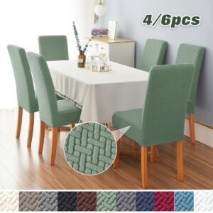 Capa para Cadeira com Encosto Médio em Forma de T, 4/6 peças