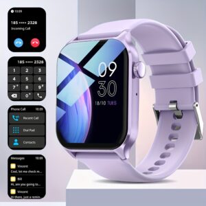 Relógio Inteligente para Mulheres, 1 unidade – Relógio Digital de Fitness ao Ar Livre de 4.65cm com Multifunções para Uso Diário, Compatível com iOS e Android