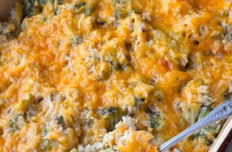 BROCCOLI RICE CASSEROLE – The Southern Lady Cooks