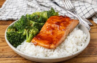 Sweet & Spicy Glazed Salmon