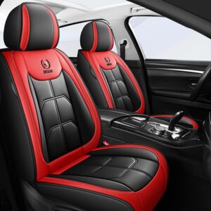1pc Capa de Assento Dianteiro do Motorista em Couro Sintético Premium – Adequada para a Maioria dos Carros, SUVs, Caminhões e Caminhões! 1 Assento