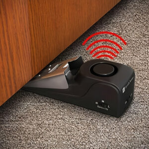 Proteja sua casa ou apartamento em qualquer lugar com este alarme portátil de parada de porta!