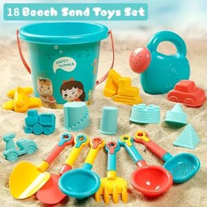 Conjunto de 18 brinquedos de praia para crianças e adultos, acessórios para o mar e a praia, como presente de Halloween e Natal.