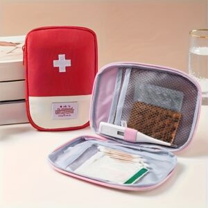 Bolsa de armazenamento portátil para viagem, organizador versátil leve com zíper para viagem