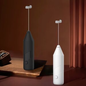 1 pacote de misturador elétrico portátil, batedor de ovos, espumador de leite, café, espumador de latte e cappuccino, liquidificador de matcha, utensílios de cozinha