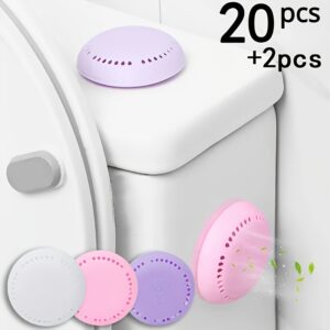 20pcs+2pcs Purificadores de Ar de Aromaterapia de Longa Duração com Casca Extra – Tabletes Desodorizantes Sólidos Perfumados para Casa, Carro, Banheiro, Quarto, Guarda-Roupa e Remoção de Odores do Vaso Sanitário