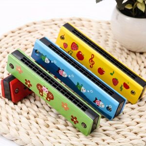 1pc Instrumento Musical Play16-Hole Harmonica Brinquedo de Pais e Filhos para Crianças Presente Harmonica para Crianças Pequenas, Crianças, Adultos Iniciantes Brinquedo de Instrumento Musical (Cor Aleatória)