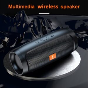 Alto-falante Sem Fio com Subwoofer de Duplo Canal para Dança e Escuta – Preto, 1 unidade