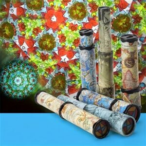 Kaleidoscópio giratório de 1 peça, incrível variedade de visão interior