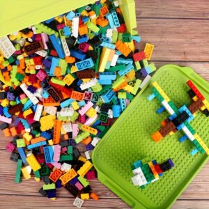 500pcs Blocos de Montar Educativos para Crianças, Brinquedos de Jardim de Infância, Blocos de Montar de Partículas Pequenas DIY, Brinquedos para Inspirar Criatividade e Imaginação para Meninos e Meninas, Presentes de Aniversário