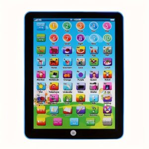 Brinquedo Educativo para Tablet de Crianças – Brinquedo de Aprendizagem Divertido para Meninos & Meninas, a Pilhas, Multicolorido