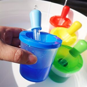 Kit de Brincadeira Sensorial de Água para Crianças, Material PP Pigmento Gotejador, Jogo de Experimento Científico, Desenvolvimento de Habilidades Motoras Finas, Brinquedo Educacional, Perfeito para Halloween, Natal, Ação de Graças Presentes